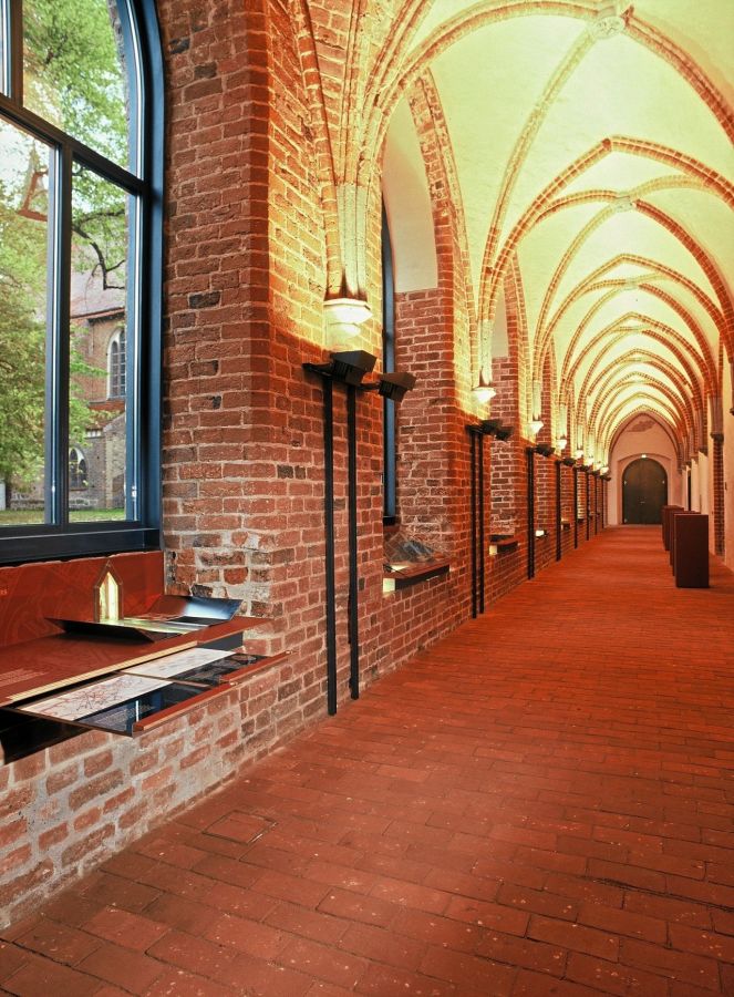 Das Kloster Zarrentin aus der Vogelperspektive